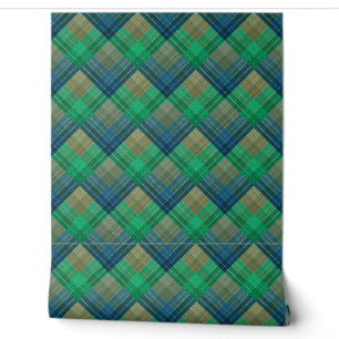 Papier Peint Motif à carreaux avec coloration en zig zag