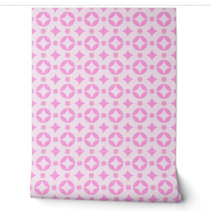 Papier Peint motif Art déco classique rose