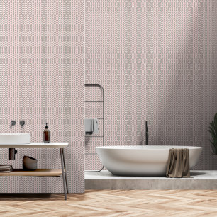 Papier Peint Motif blanc gris rose pâle