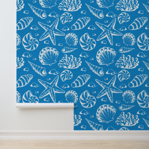 Papier Peint Motif Blue Beach