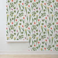 Motif botanique de la Tulipe de printemps
