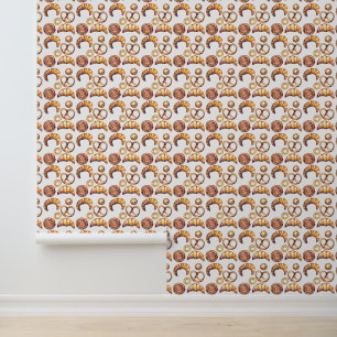 Papier Peint Motif carrelé de pain cuit