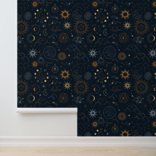 Papier Peint Motif céleste du ciel nocturne