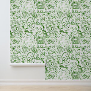 Papier Peint Motif de biologie verte