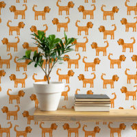 Motif de chien espagnol