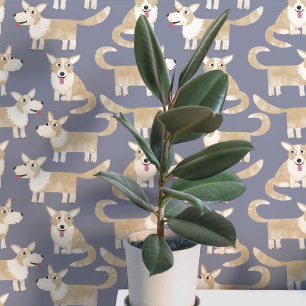 Papier Peint Motif de chien Pembroke Welsh Corgi