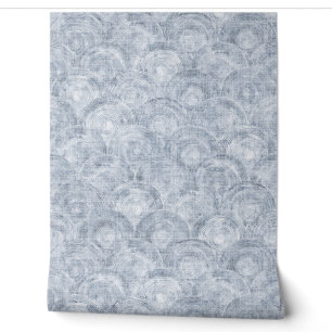 Papier Peint Motif de coup de pinceau en coquille Saint-Jacques