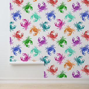 Papier Peint Motif De Crabes