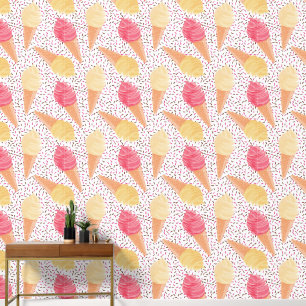 Papier Peint Motif de crème glacée