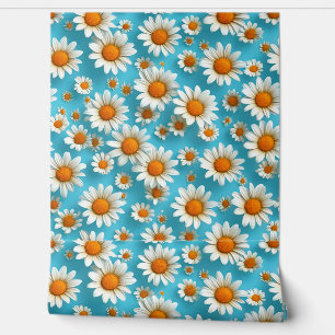 Papier Peint Motif de fleur de marguerite