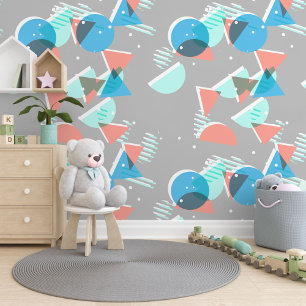 Papier Peint Motif de la bande circulaire de la pêche bleue ver