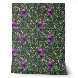 Papier Peint Motif de la vigne de Berry Enchanted