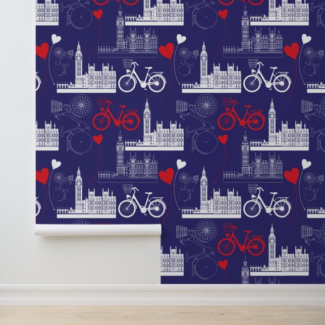 Papier Peint Motif de Londres (Application)