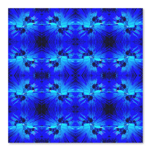 Papier Peint Motif de lumière Turquoise bleue de la marine Abst