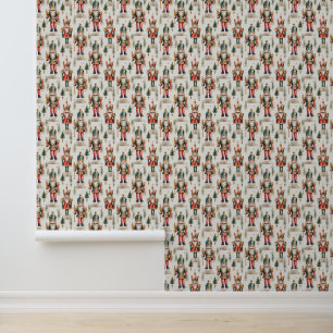 Papier Peint Motif de noisette de Noël carrelé