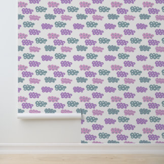 Papier Peint motif de nuage pastel