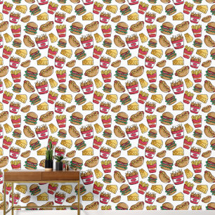 Papier Peint Motif de restauration rapide