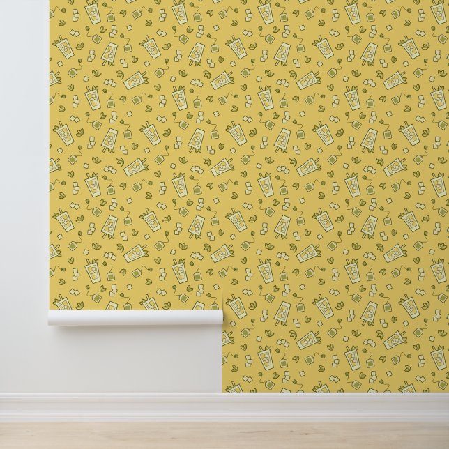 Papier Peint Motif de thé glacé (Application)