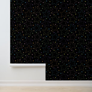 Papier Peint Motif du ciel de nuit étoilé