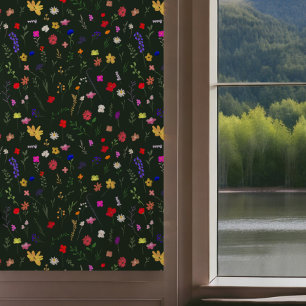 Papier Peint Motif Fleur sauvage peint à la main rustique
