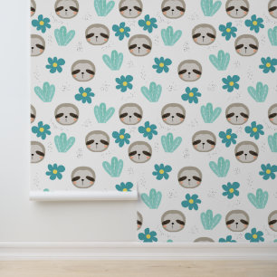 Papier Peint Motif Floral à fentes douces