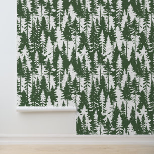 Papier Peint Motif forestier