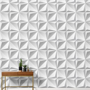 Papier peint motif géométrique