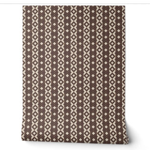 Papier Peint Motif géométrique en perle et champagne complexe