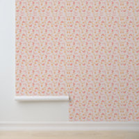Motif géométrique Pastel doux avec Coeurs