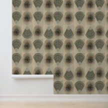Motif géométrique sans couture en bois moderne int