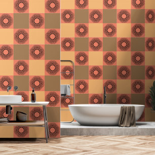 Papier peint motif géométrique sophistiqué