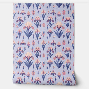 Papier Peint Motif Iris Flower