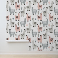 Motif Llamas souriant