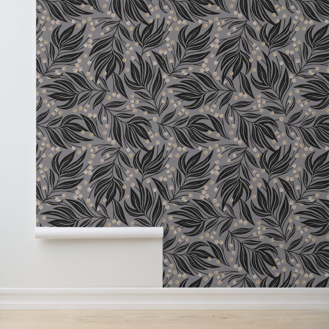 Papier Peint Motif Motif Boho Abstrait (Application)
