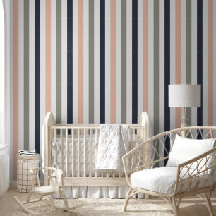 Papier Peint Motif multicolore coloré par bandes
