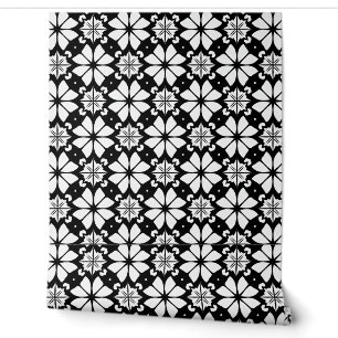 Papier Peint Motif noir et blanc