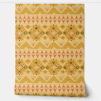 Papier peint Motif or jaune