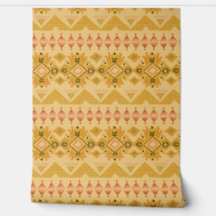 Papier peint Motif or jaune