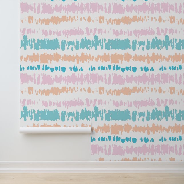 Papier Peint Motif Pastel Batik (Application)