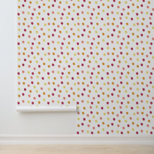 Papier Peint motif spot multicolore