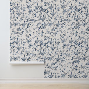 Papier Peint Motif Toile De Jouy