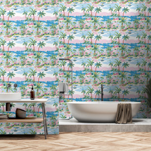 Papier Peint Motif Tropical Getaway