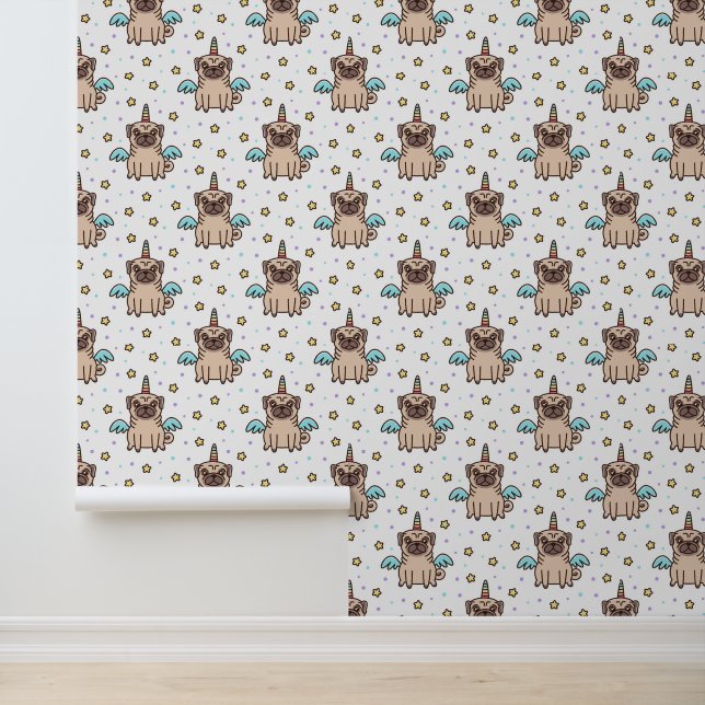 Papier Peint Motif Unipug (Application)