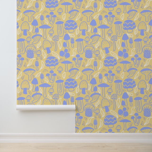 Papier Peint Mustard de la lavande de champignons (Application)