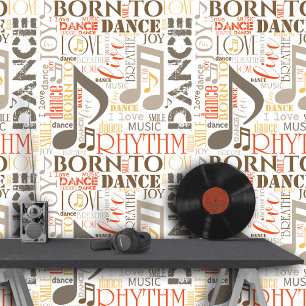 Papier Peint Né à Dance Brown ID277
