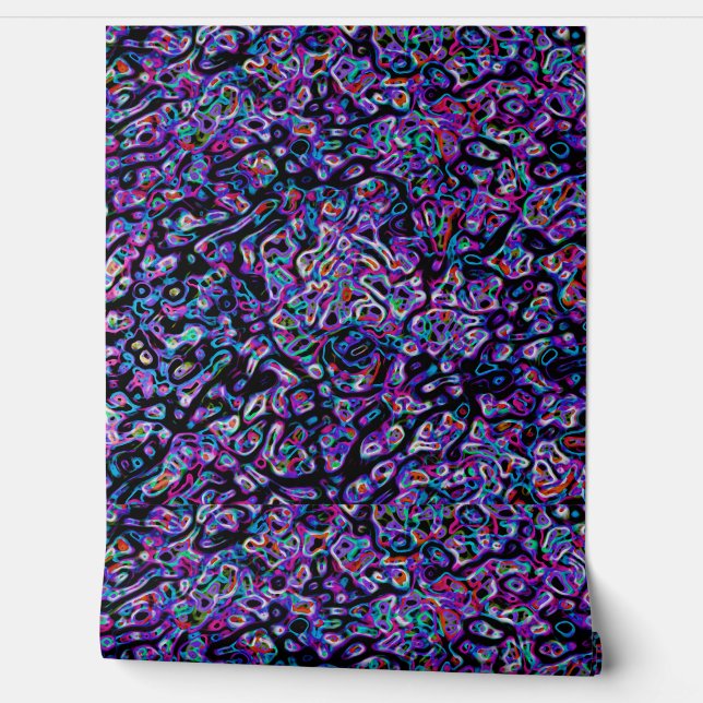 Papier Peint Neon Symphony Design (Déroulement)