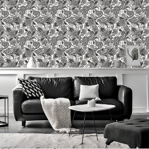 Papier Peint Noir et blanc