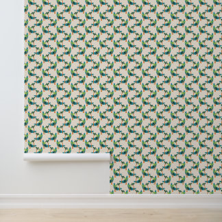 Papier Peint Oasis moderne de palmiers du milieu du siècle