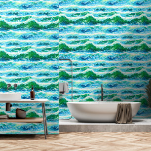 Papier Peint Océan vagues nautique surf de mer plage d'eau côti