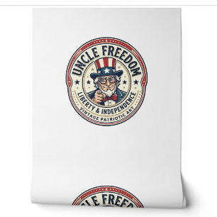 Papier Peint Oncle Freedom Patriotique Oncle Sam Personnage Fon